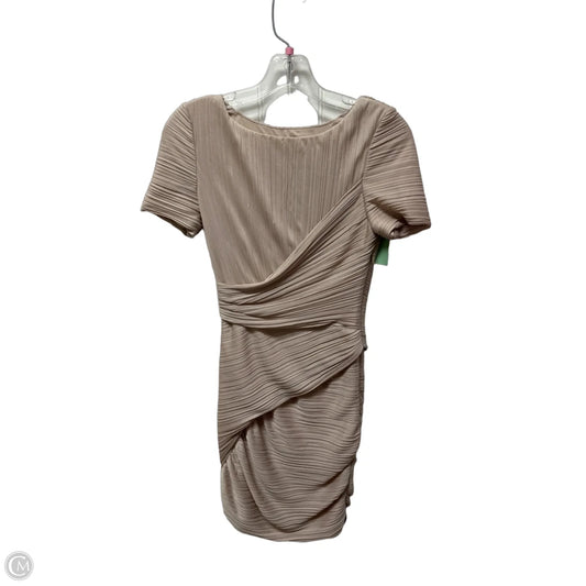Dress Party Short By Halston Heritage In Beige, Size: Xs