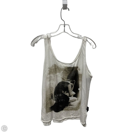 Top Sleeveless Basic By Mng In White, Size: Xl