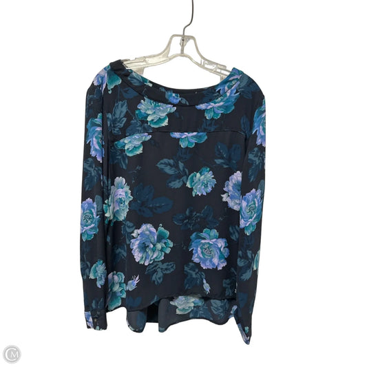Top Long Sleeve By Loft In Blue, Size: M