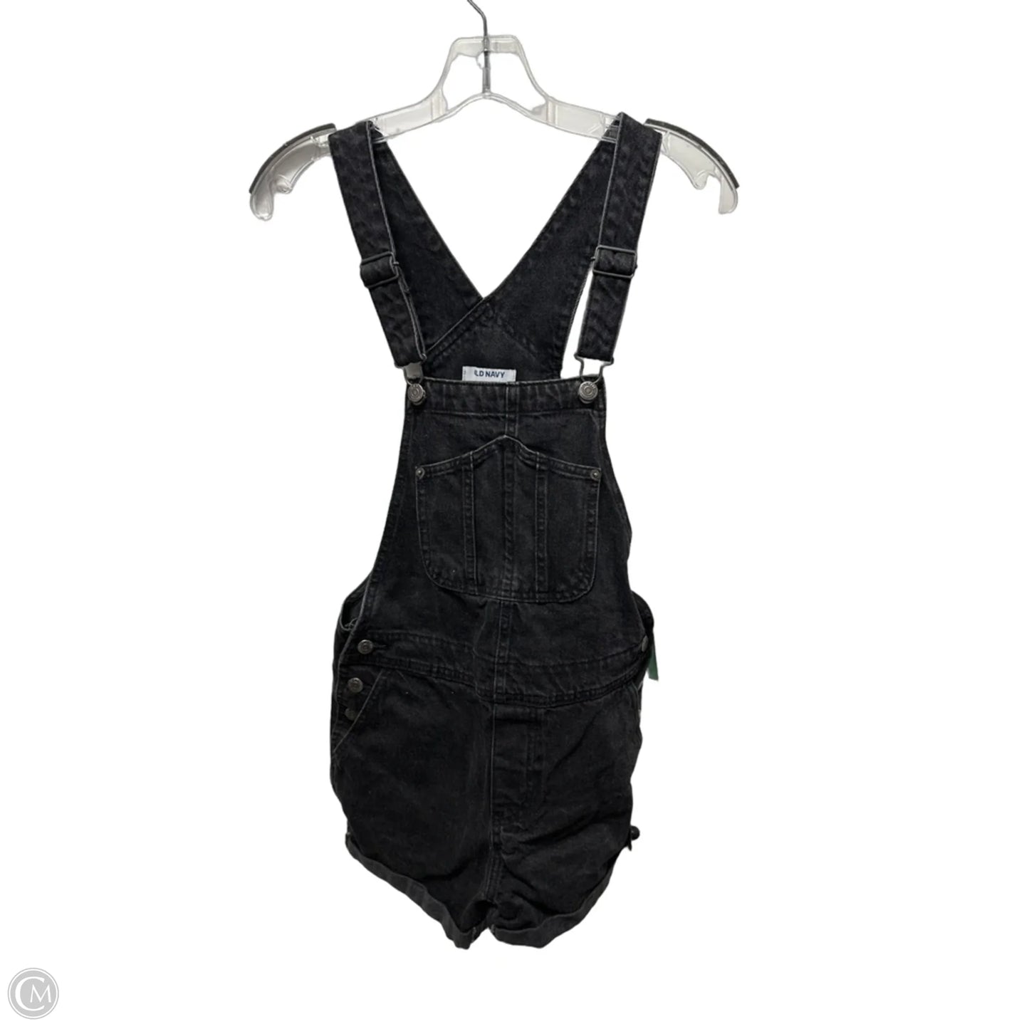 Shortalls By Old Navy In Black Denim, Size: S