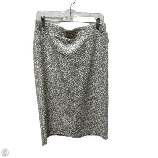 Skirt Midi By Loft In Grey, Size: 12