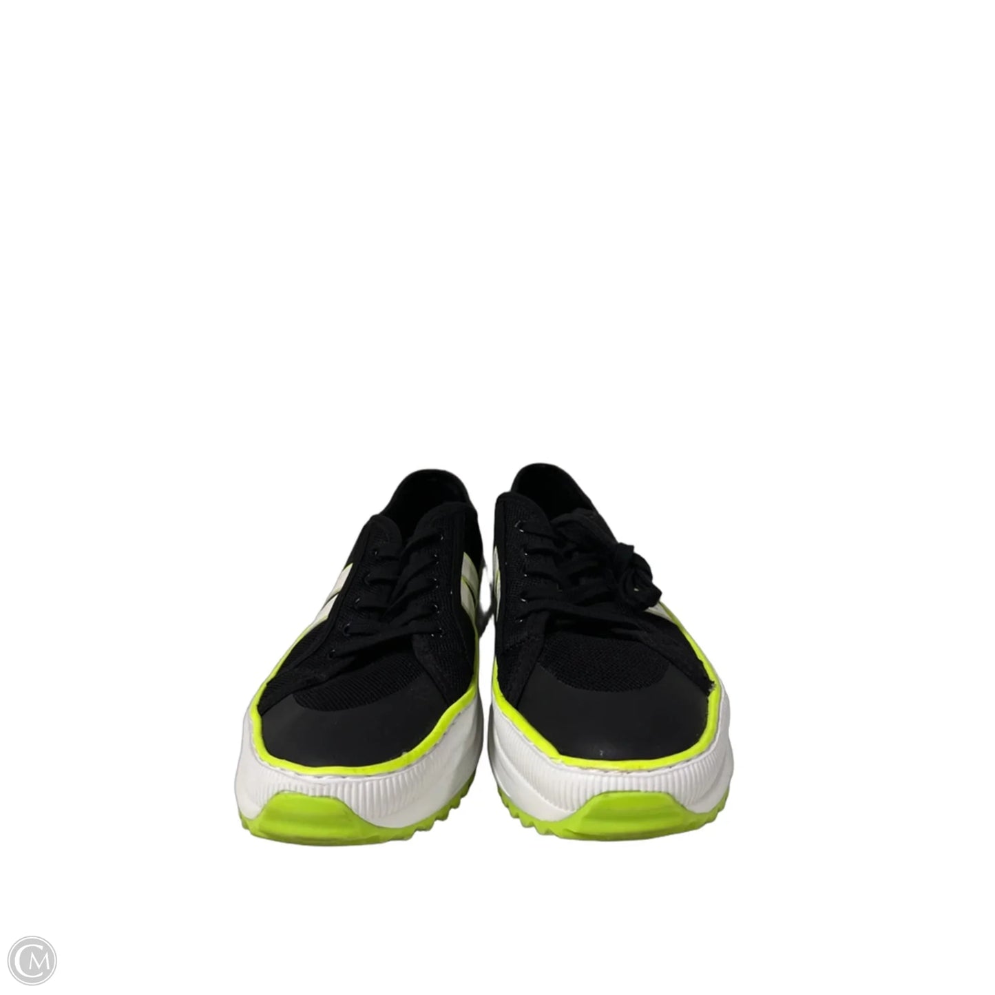 Shoes Sneakers By Joy Joy In Black & White, Size: 8.5