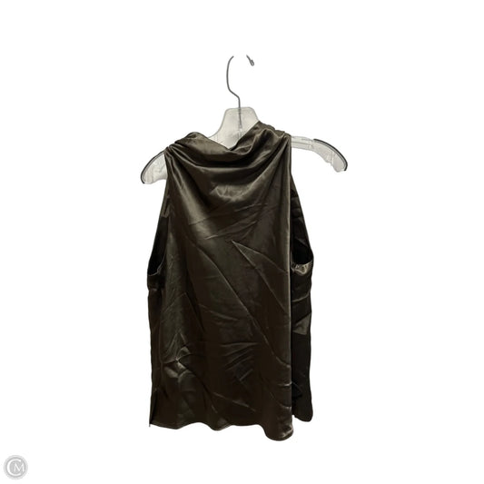 Top Sleeveless By Calvin Klein In Green, Size: L