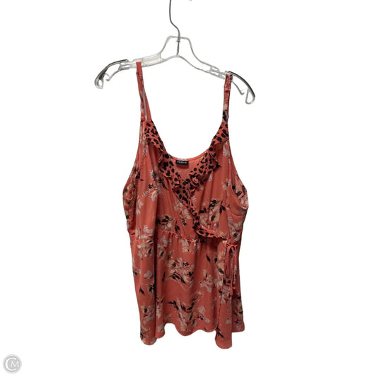 Top Sleeveless By Torrid In Pink, Size: 2x