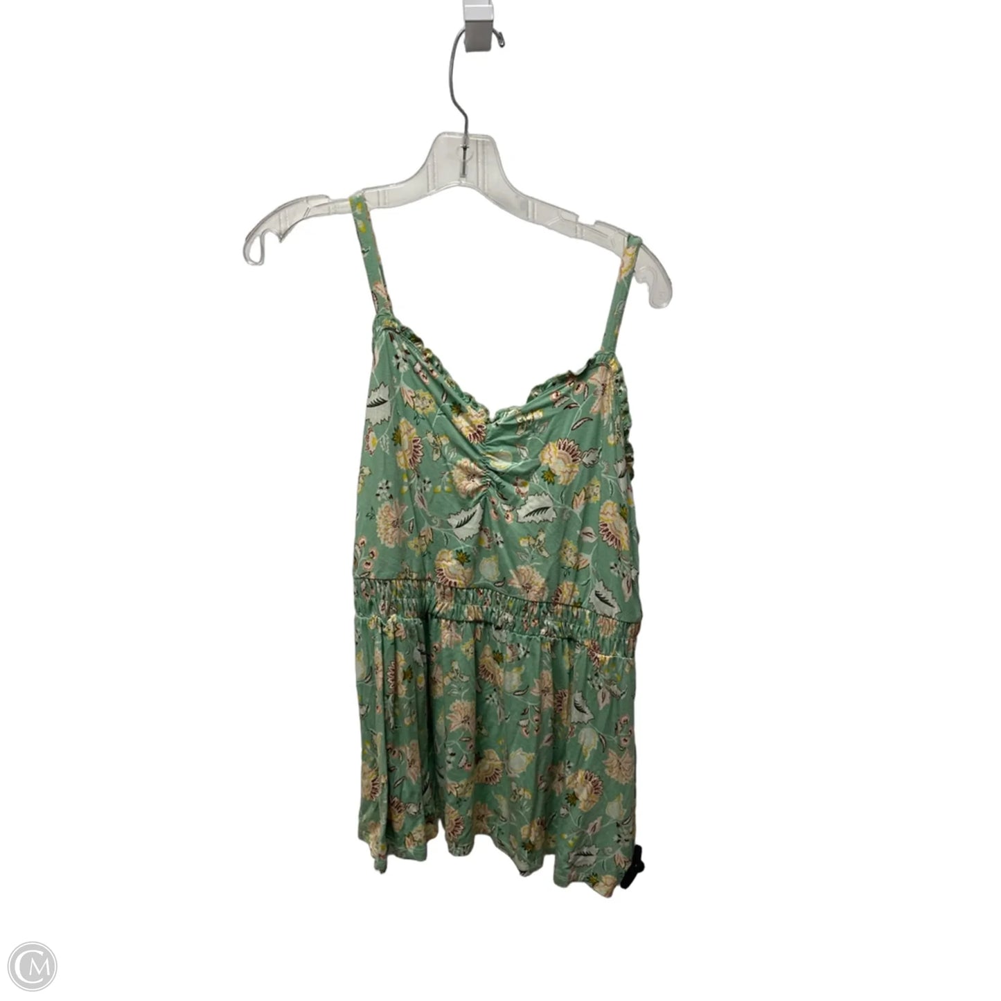 Top Sleeveless By Torrid In Green, Size: 2x