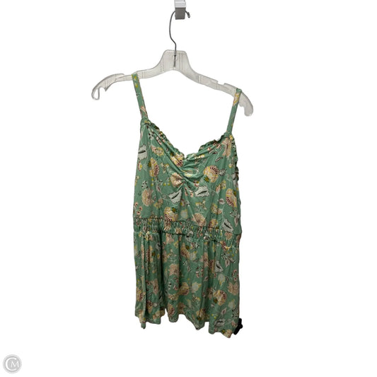 Top Sleeveless By Torrid In Green, Size: 2x