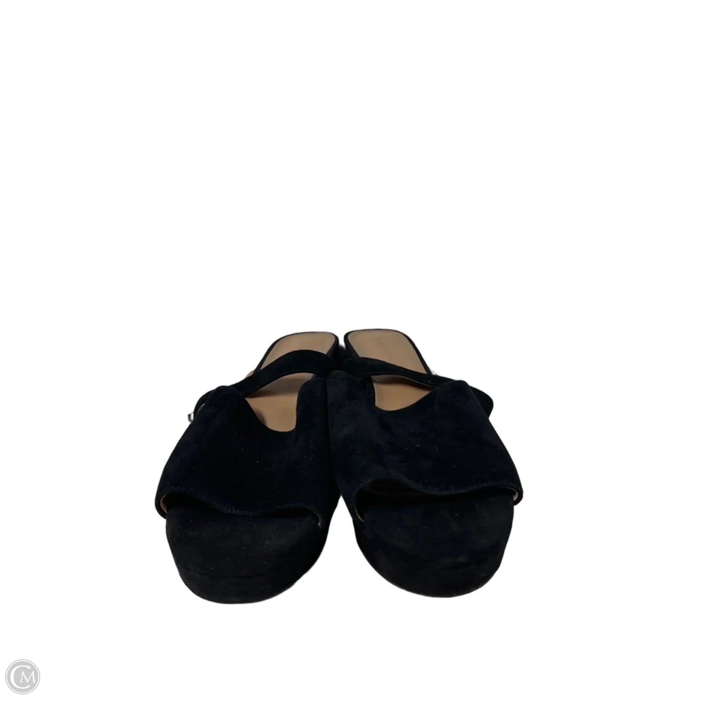 Sandals Heels Block By Aerosoles In Black, Size: 10