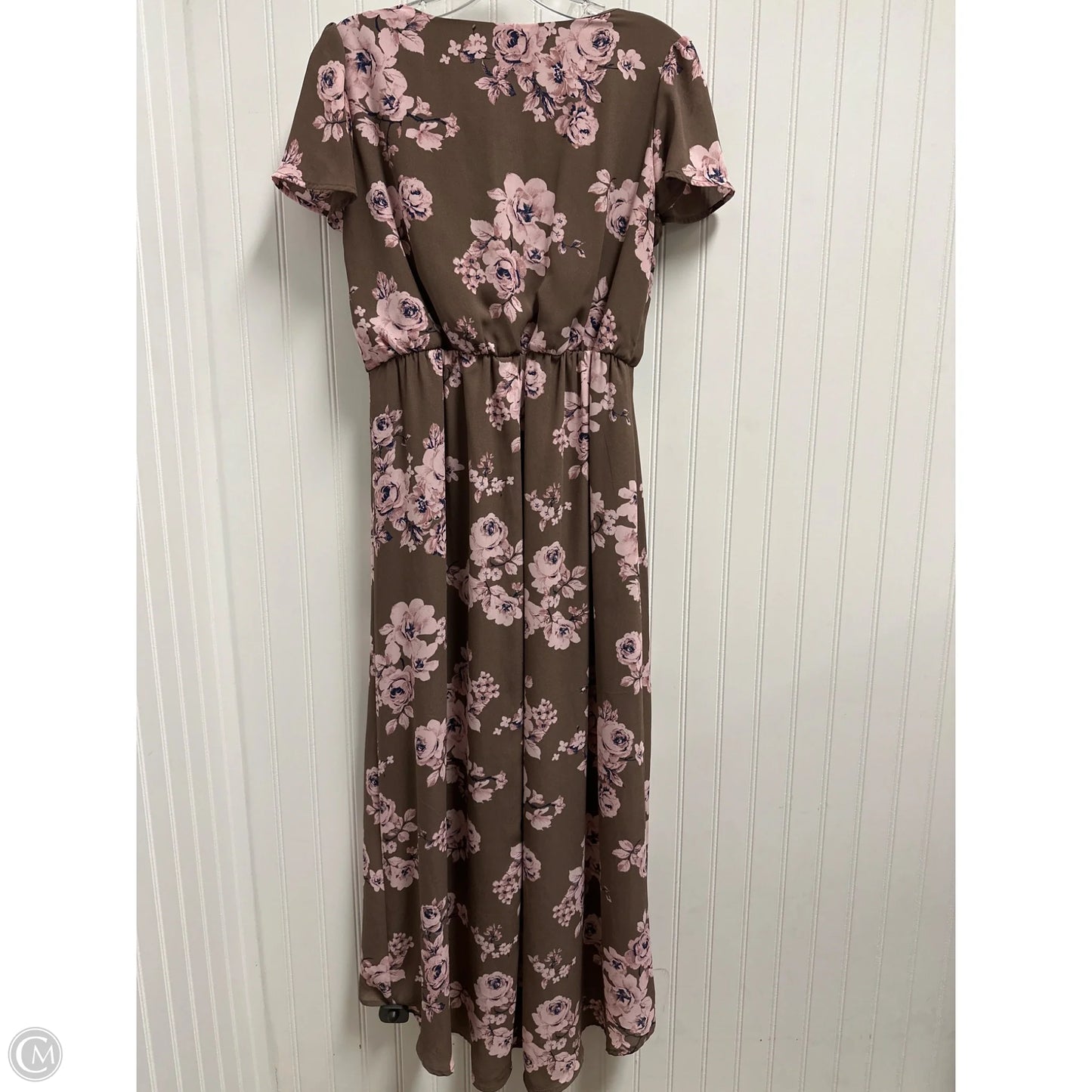 Dress Casual Maxi By Lily Rose In Brown & Pink, Size: S