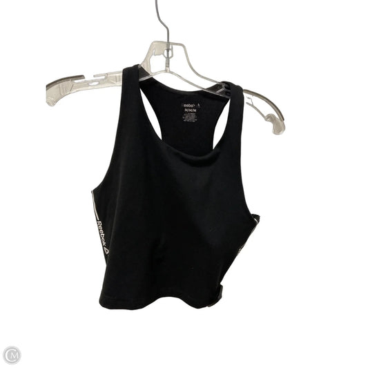 Athletic Tank Top By Reebok In Black, Size: M