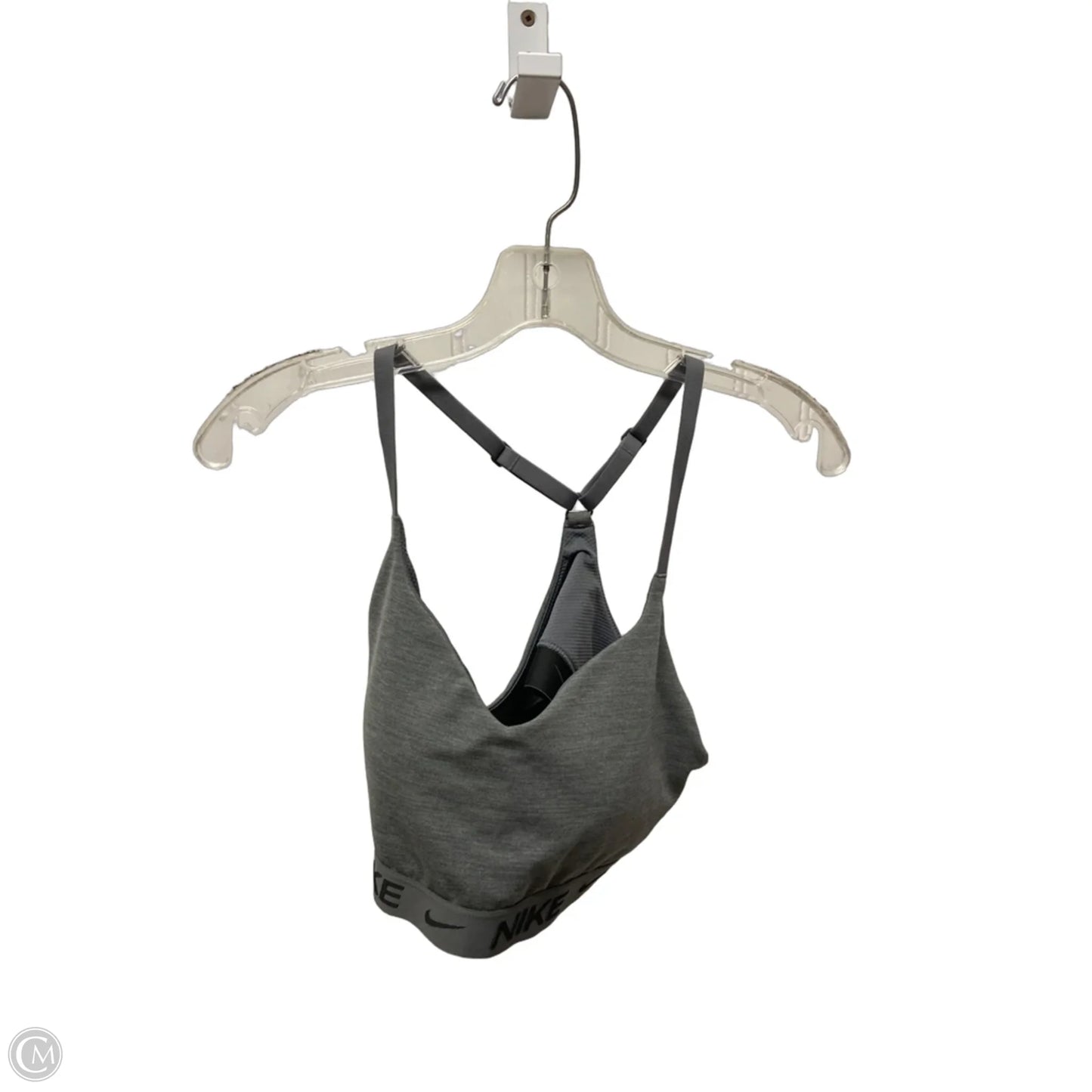 Athletic Bra By Nike In Grey, Size: L