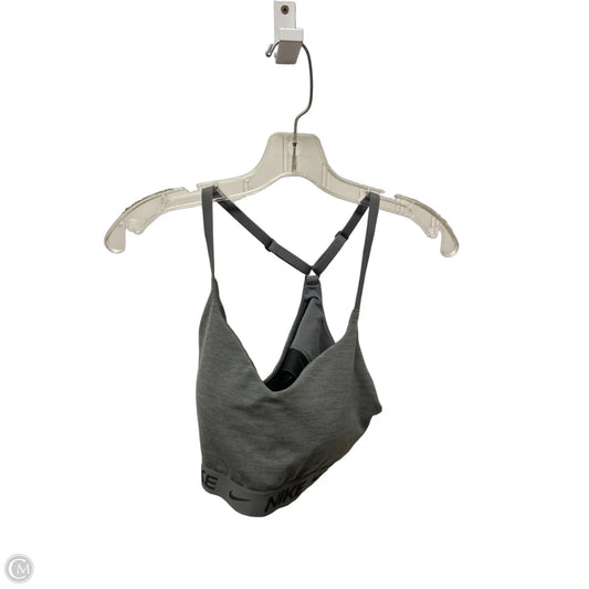Athletic Bra By Nike In Grey, Size: L