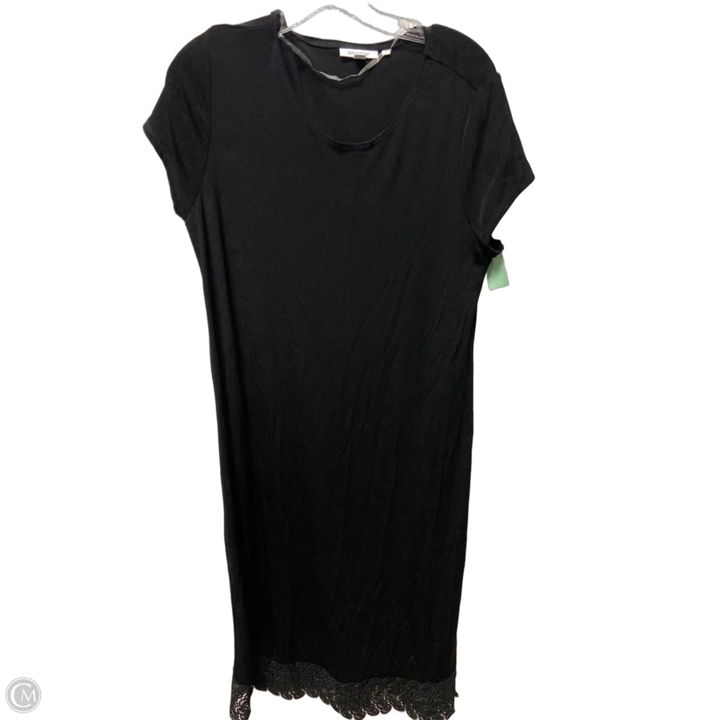 Dress Casual Maxi By Chicos In Black, Size: L
