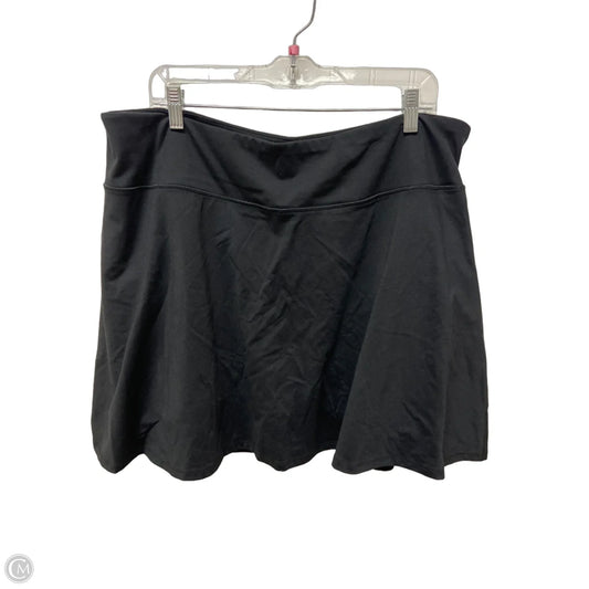 Athletic Skort By Maurices In Black, Size: 2x