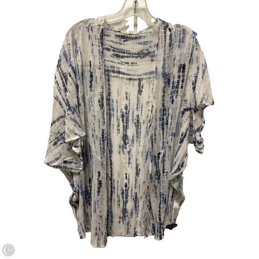 Shawl By Maurices In Blue & White, Size: 1x