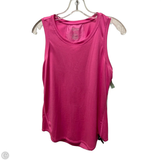 Athletic Tank Top By Tek Gear In Pink, Size: M