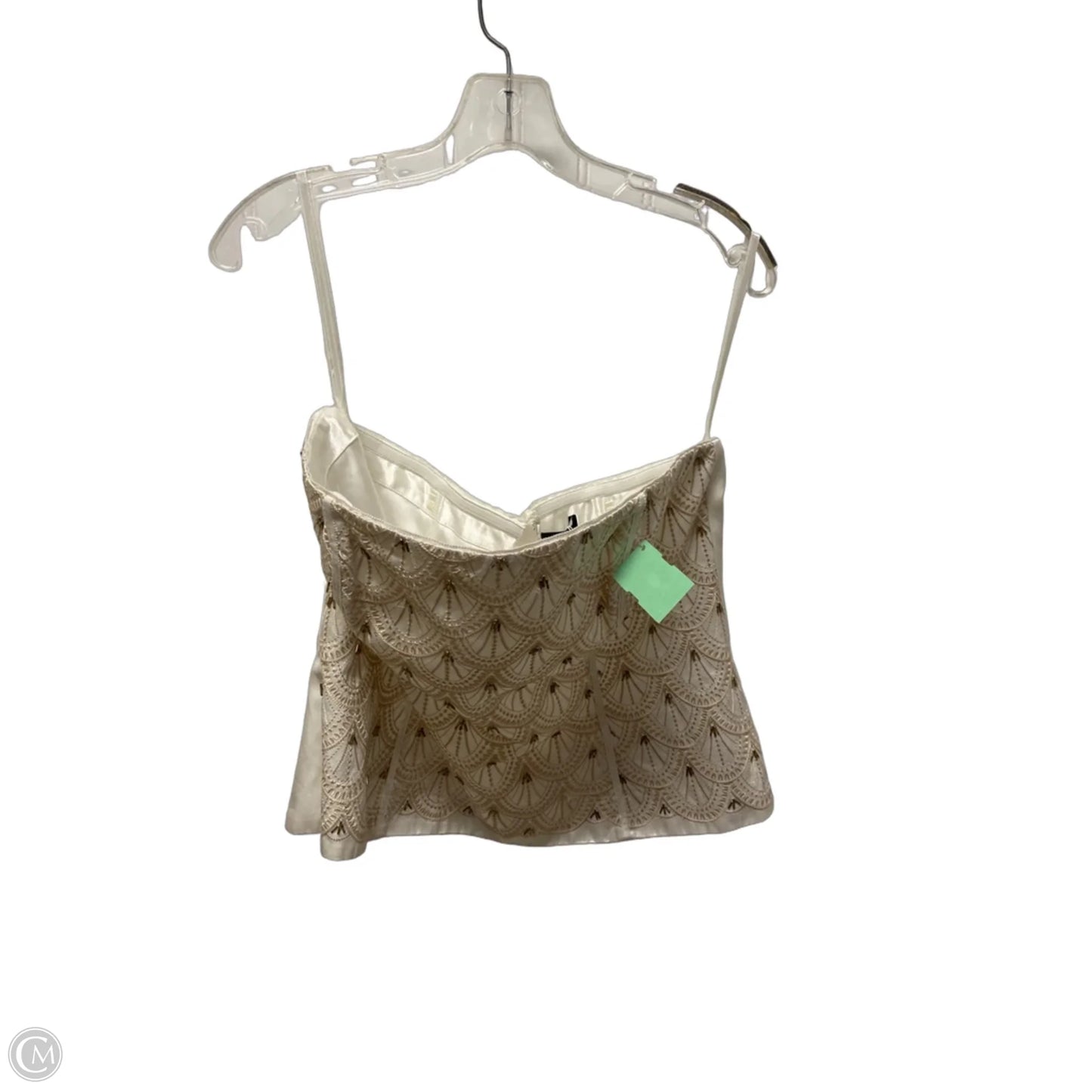 Top Sleeveless By White House Black Market In Cream, Size: Xl