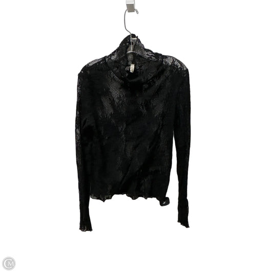 Top Long Sleeve By Free People In Black, Size: L