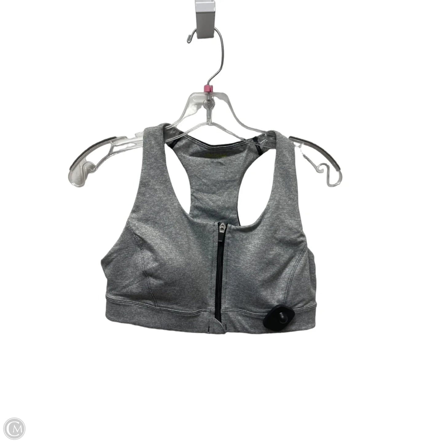 Athletic Bra By Tek Gear In Grey, Size: M
