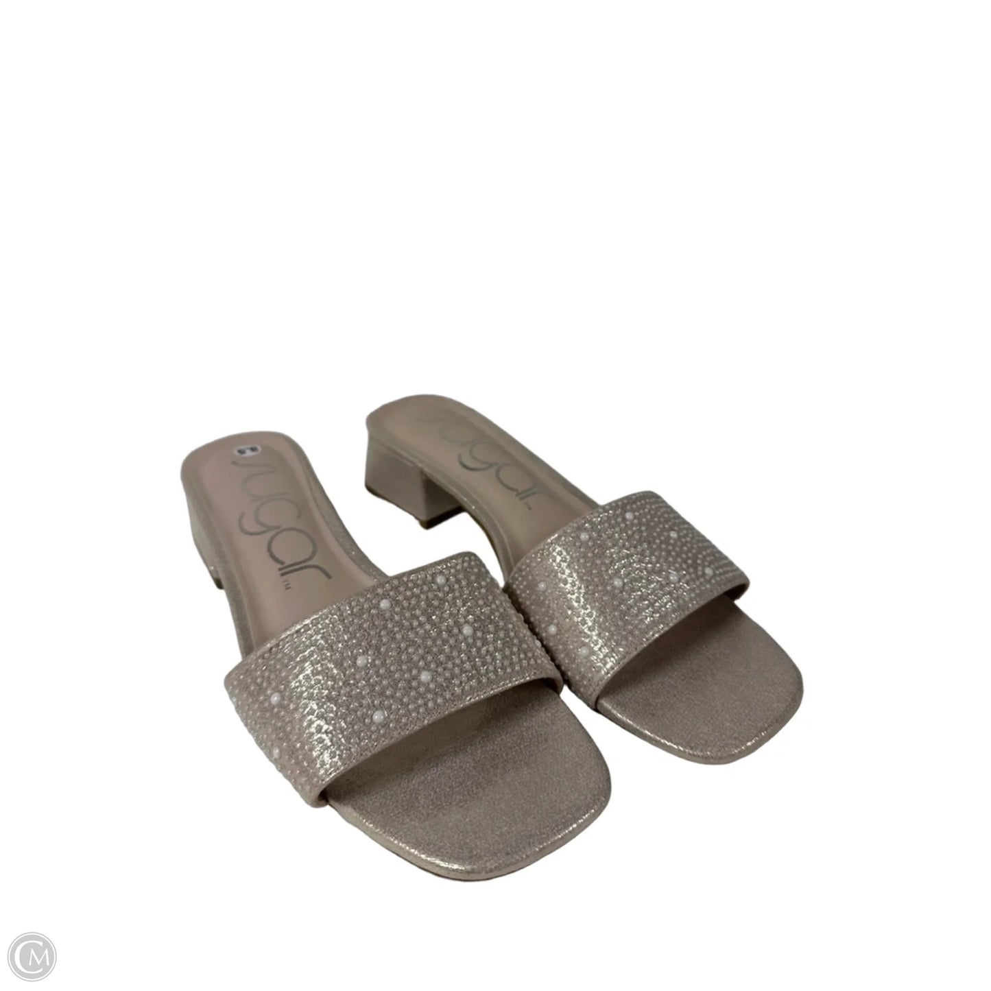 Sandals Heels Block By Sugar In Pink, Size: 8.5