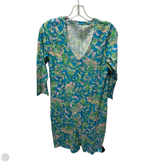 Dress Designer By Lilly Pulitzer In Blue & Green, Size: S