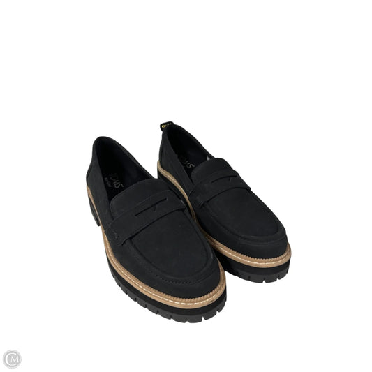 Shoes Flats By Toms In Black, Size: 8