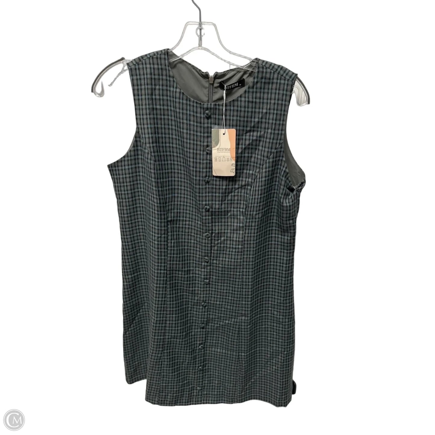Dress Work By Clothes Mentor In Grey, Size: M