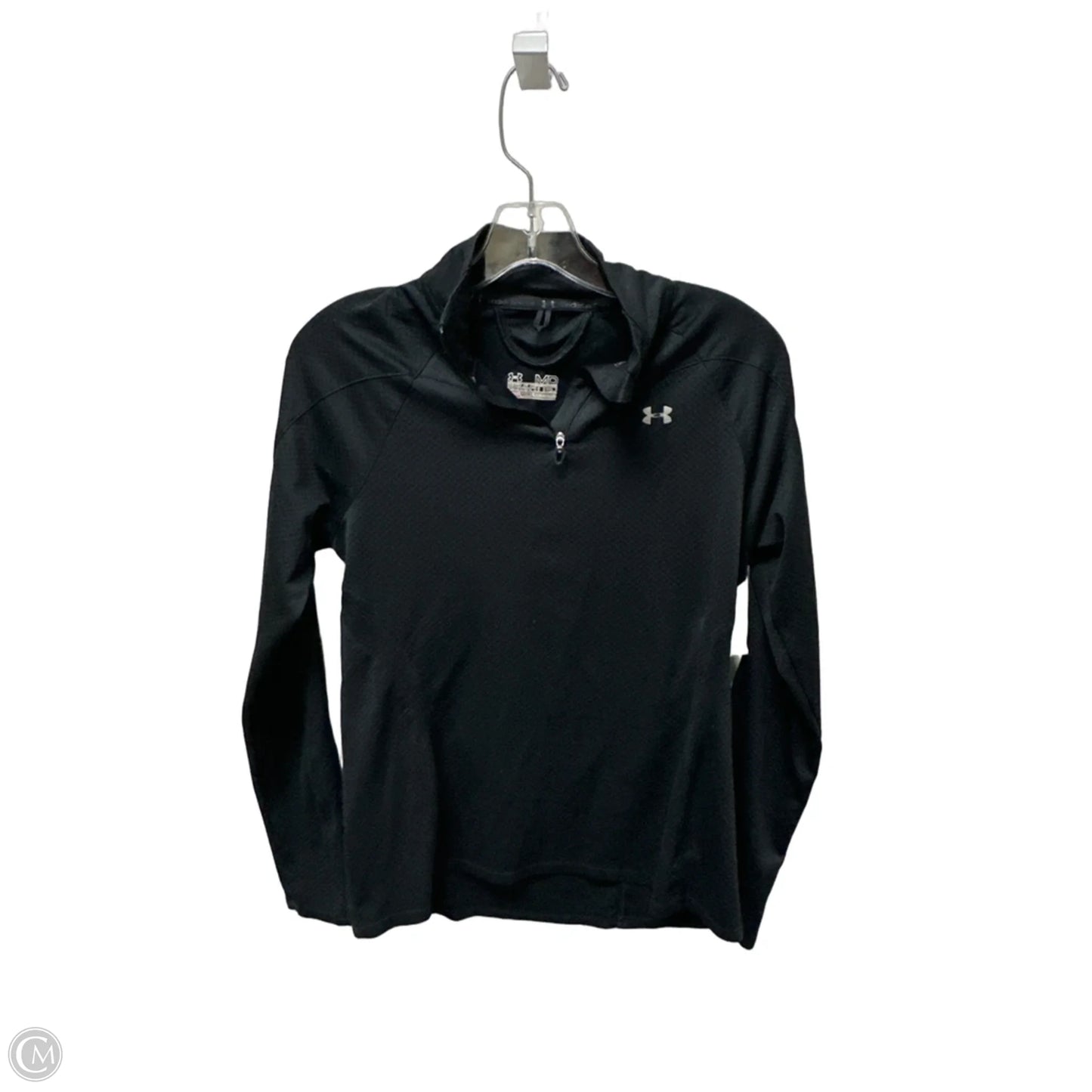 Athletic Sweatshirt Collar By Under Armour In Black, Size: M