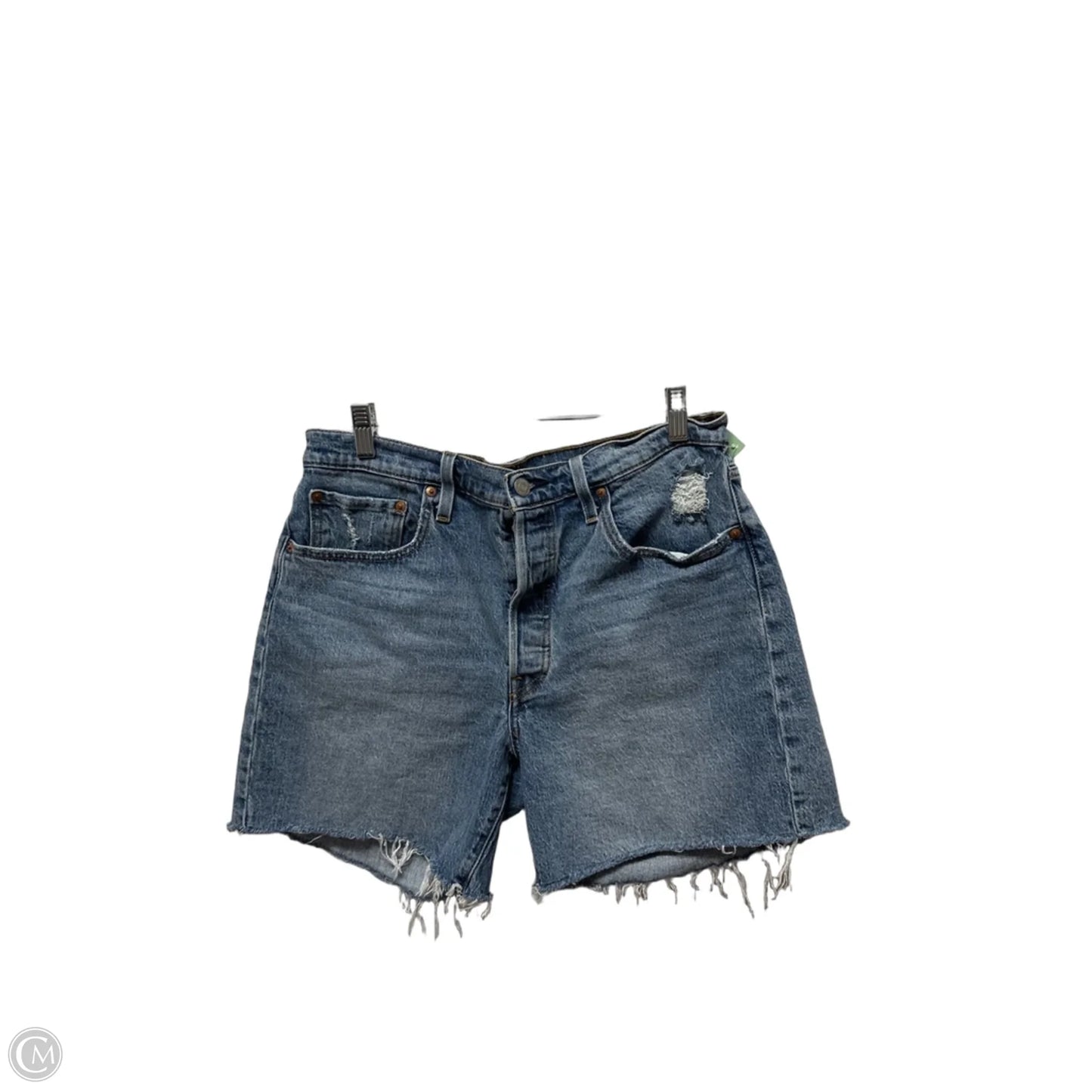 Shorts By Levis In Blue Denim, Size: 14