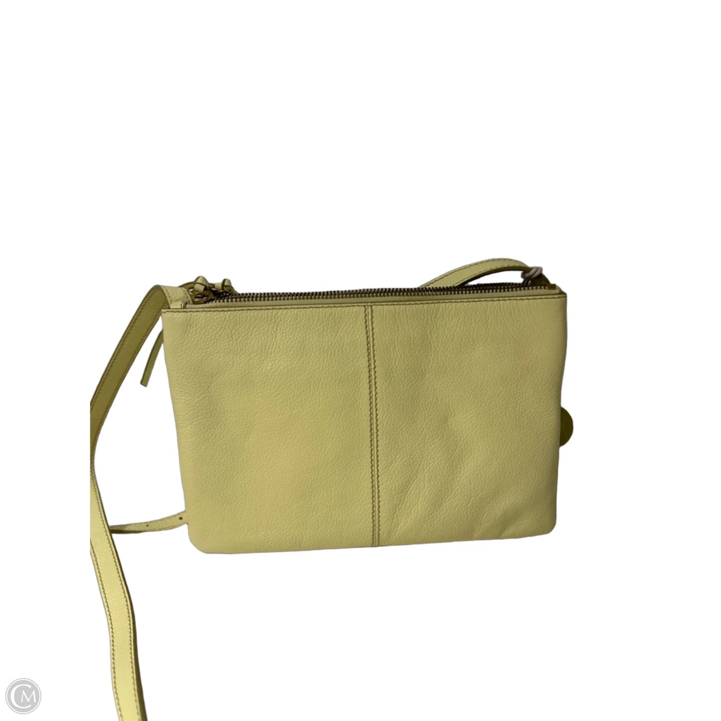 Crossbody Leather By Lucky Brand, Size: Medium
