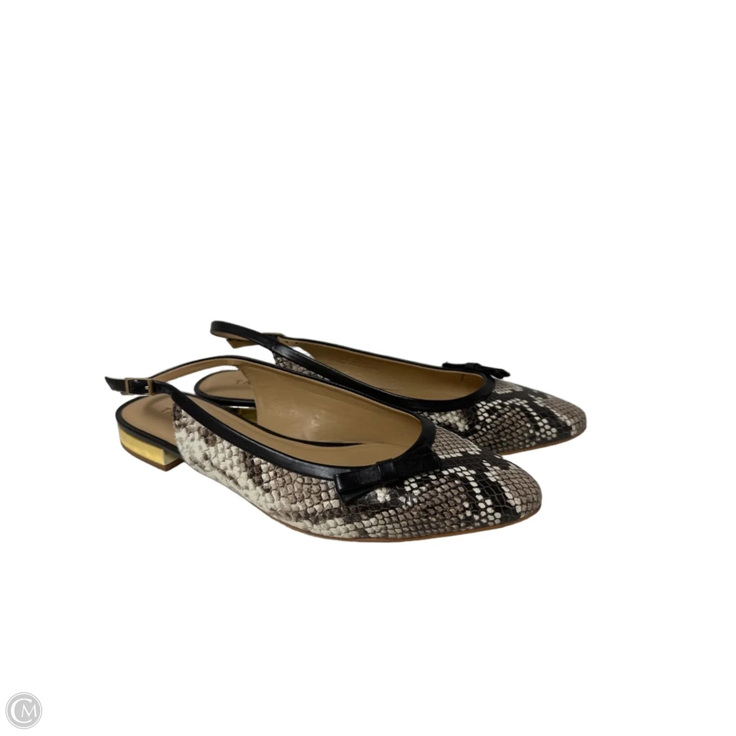 Shoes Flats By Talbots In Snakeskin Print, Size: 10.5