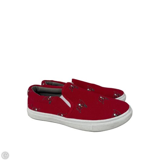 Shoes Flats By Clothes Mentor In Red, Size: 7