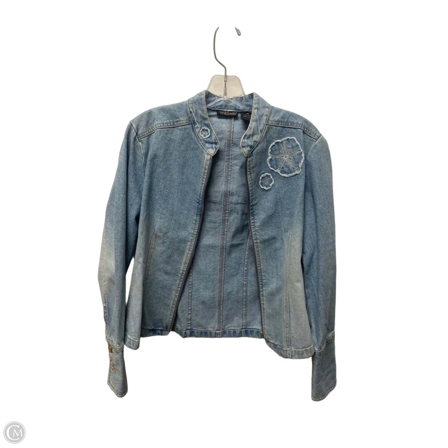 Jacket Denim By Willi Smith In Blue Denim, Size: M