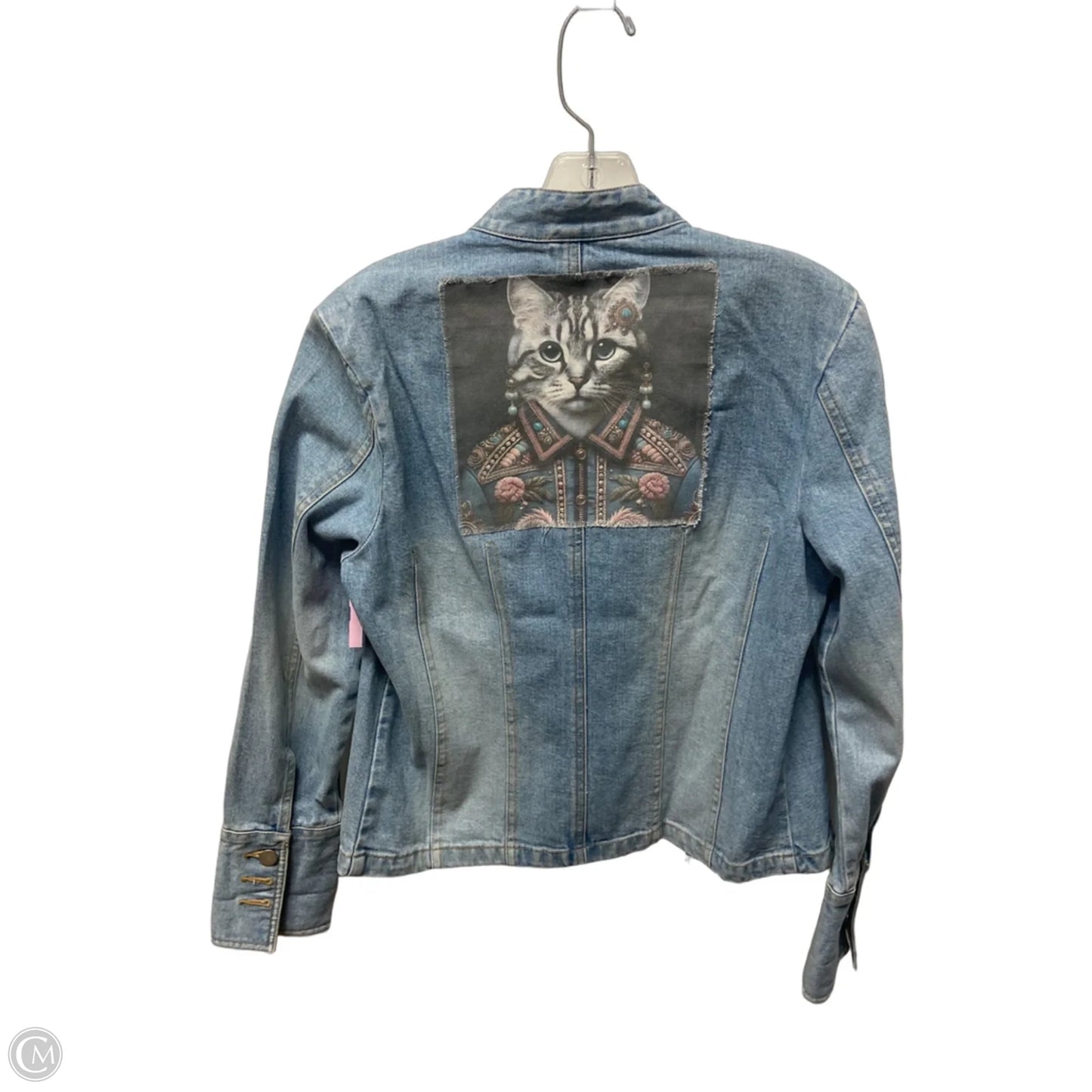 Jacket Denim By Willi Smith In Blue Denim, Size: M
