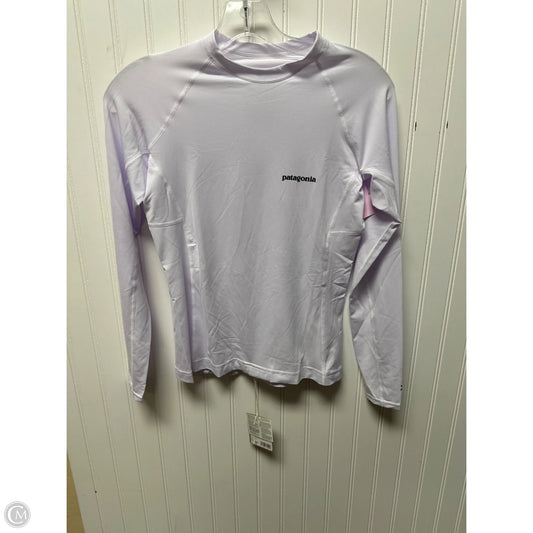 Athletic Top Long Sleeve Crewneck By Patagonia In Blue, Size: L