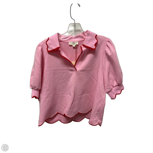 Top Short Sleeve By Entro In Pink, Size: S
