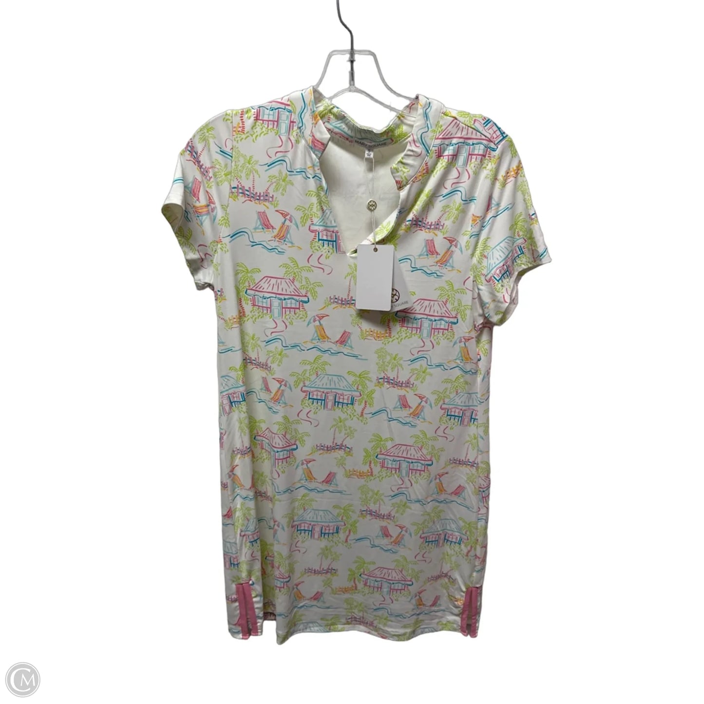 Dress Casual Short By Mary Square In White, Size: S