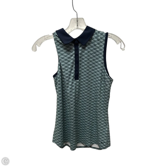 Athletic Tank Top By Puma In Blue, Size: Sp