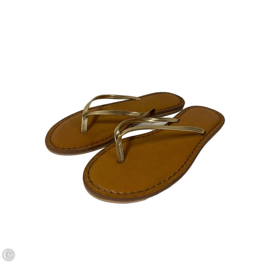 Sandals Flip Flops By Vineyard Vines In Gold, Size: 8