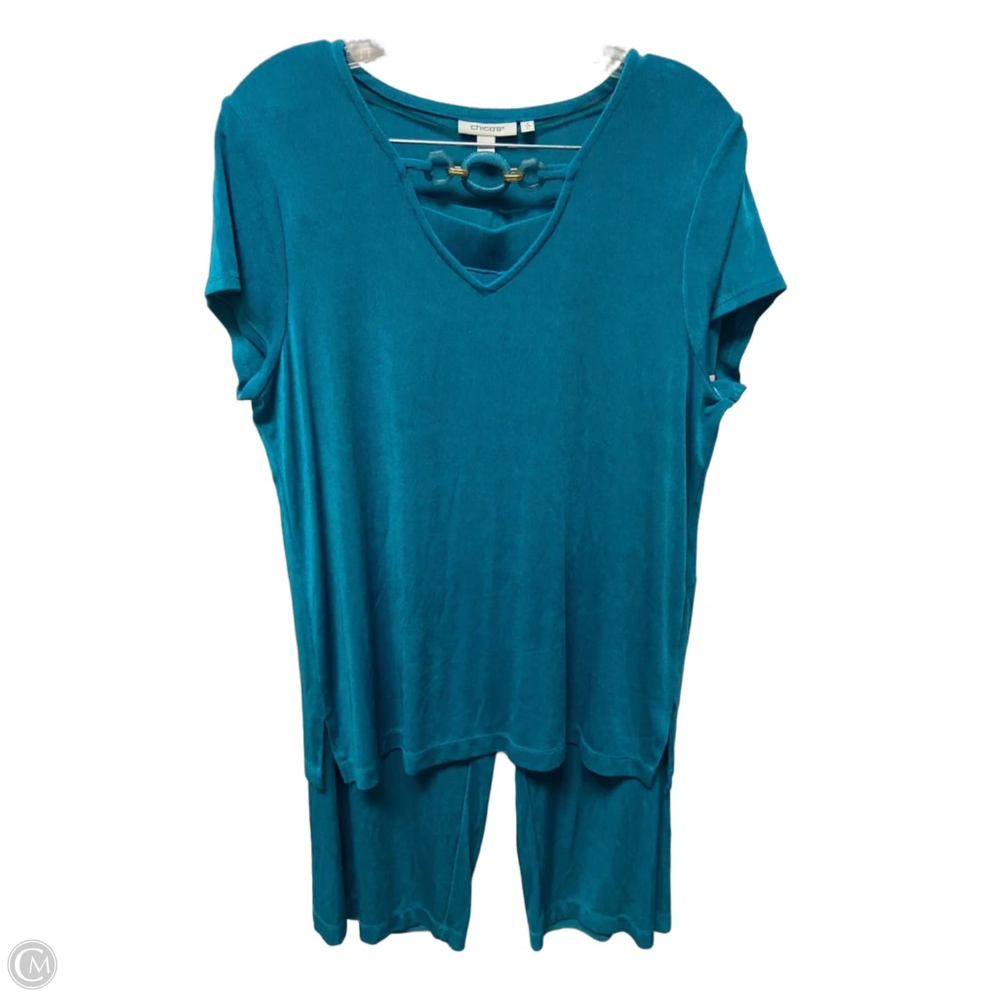 Pants Set 2pc By Chicos In Blue, Size: M