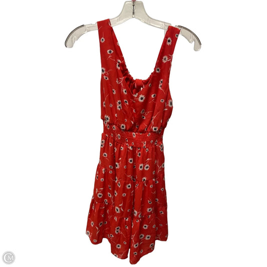 Dress Casual Short By City Studio In Red, Size: S