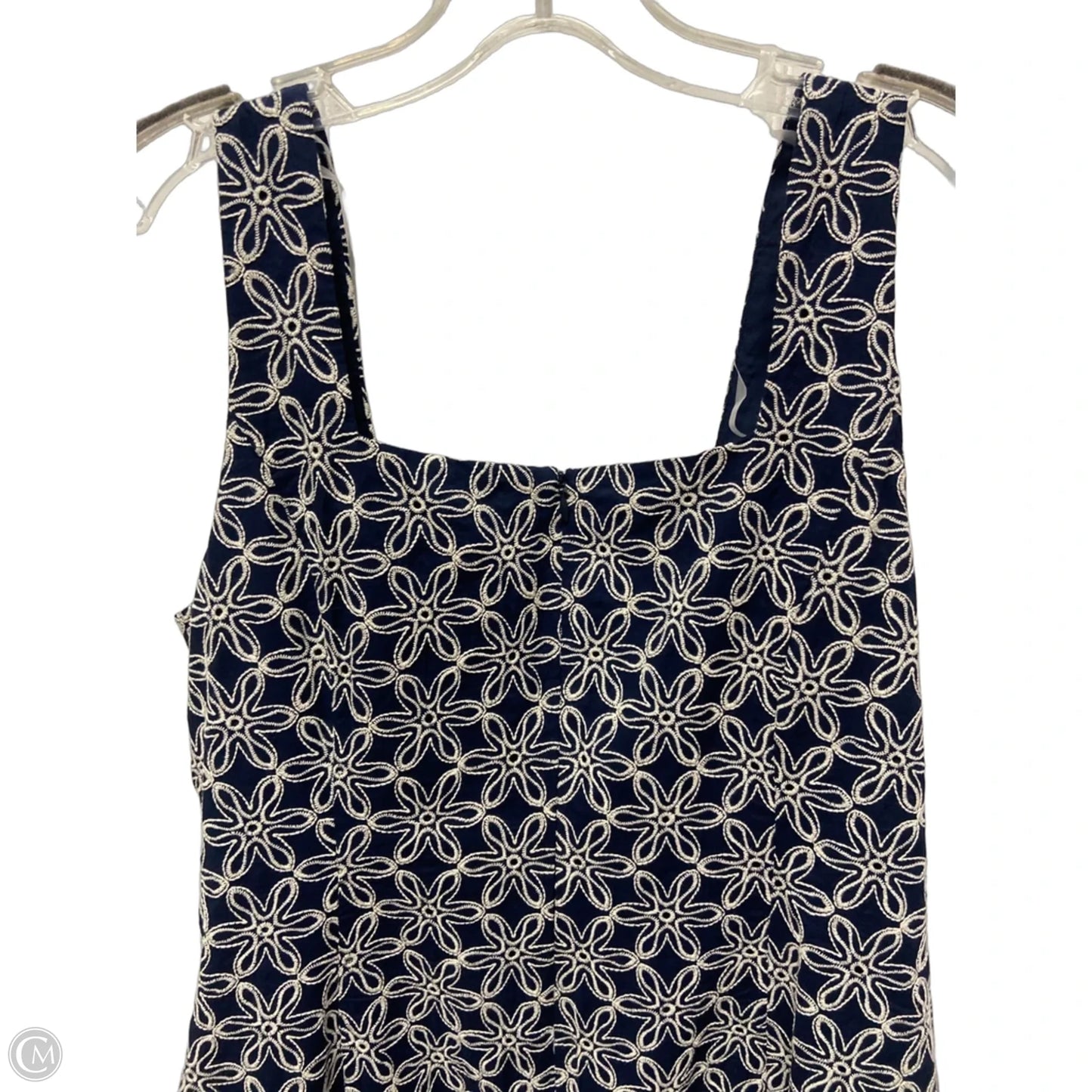 Dress Casual Short By Tyler Boe In Blue & White, Size: L