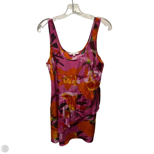 Dress Casual Short By Trina Turk In Purple & Red, Size: M