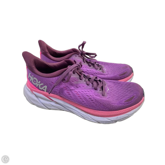 Shoes Athletic By Hoka In Purple, Size: 8.5