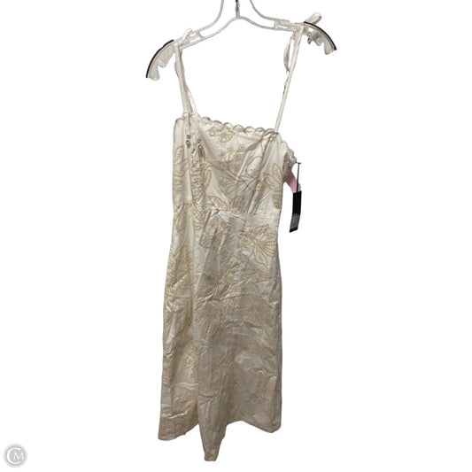 Dress Casual Midi By Cmc In White, Size: Xs