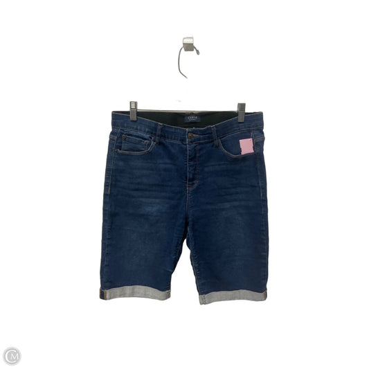 Shorts By Curve Appeal In Blue Denim, Size: 12