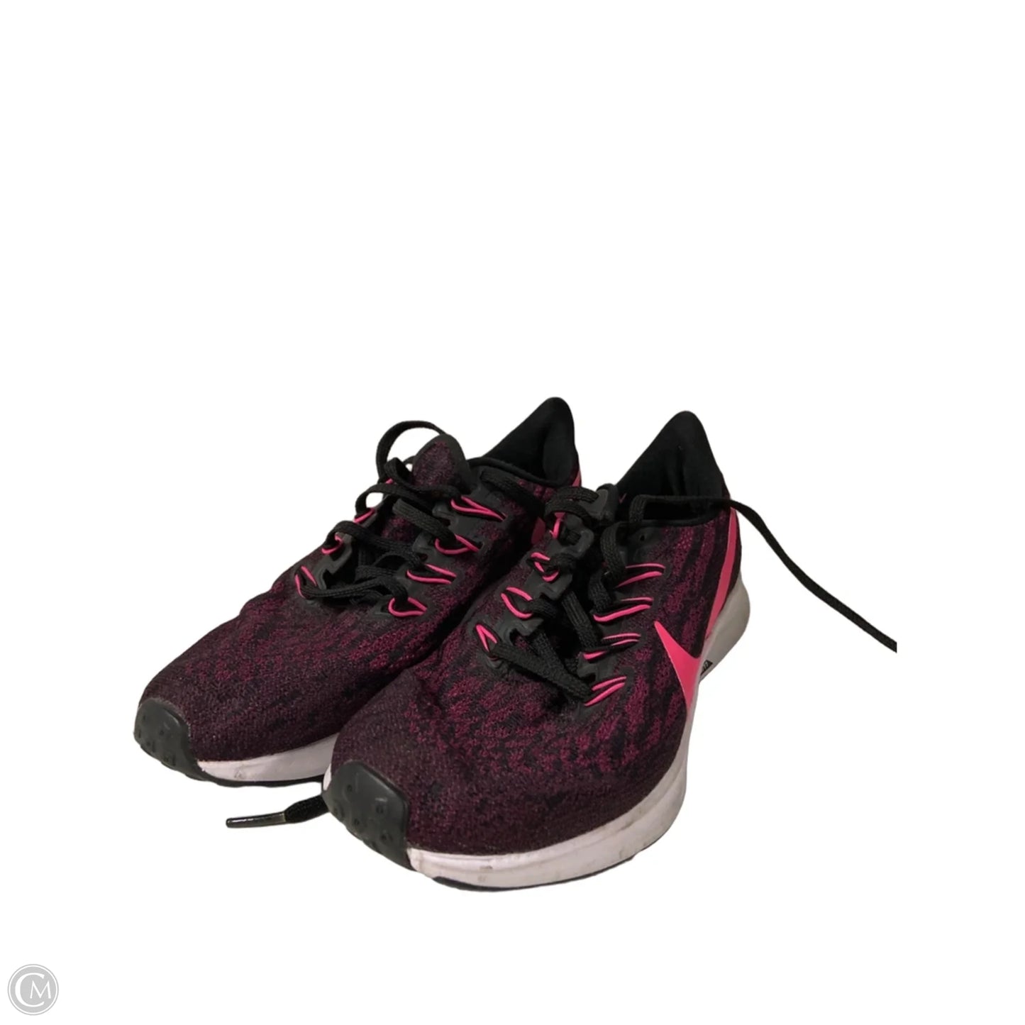 Shoes Athletic By Nike In Black & Pink, Size: 7