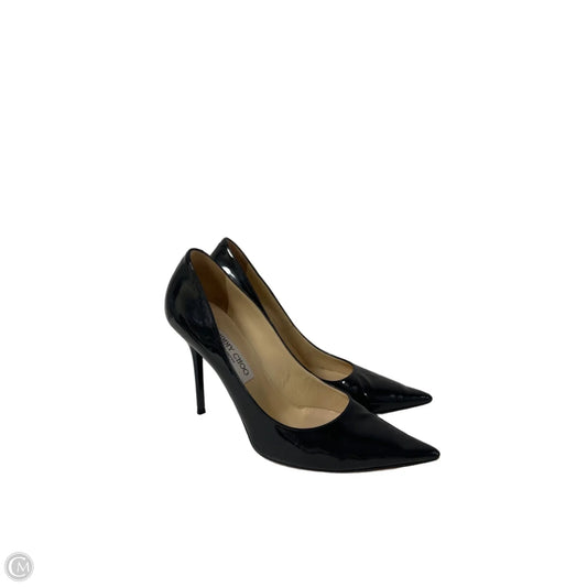 Shoes Luxury Designer By Jimmy Choo In Black, Size: 9