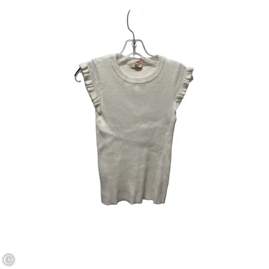Top Sleeveless By Skies Are Blue In White, Size: S