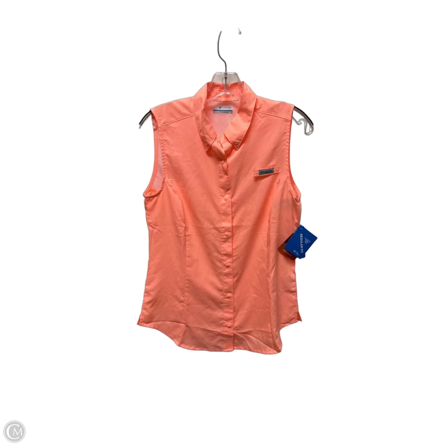 Athletic Tank Top By Columbia In Orange, Size: Sp