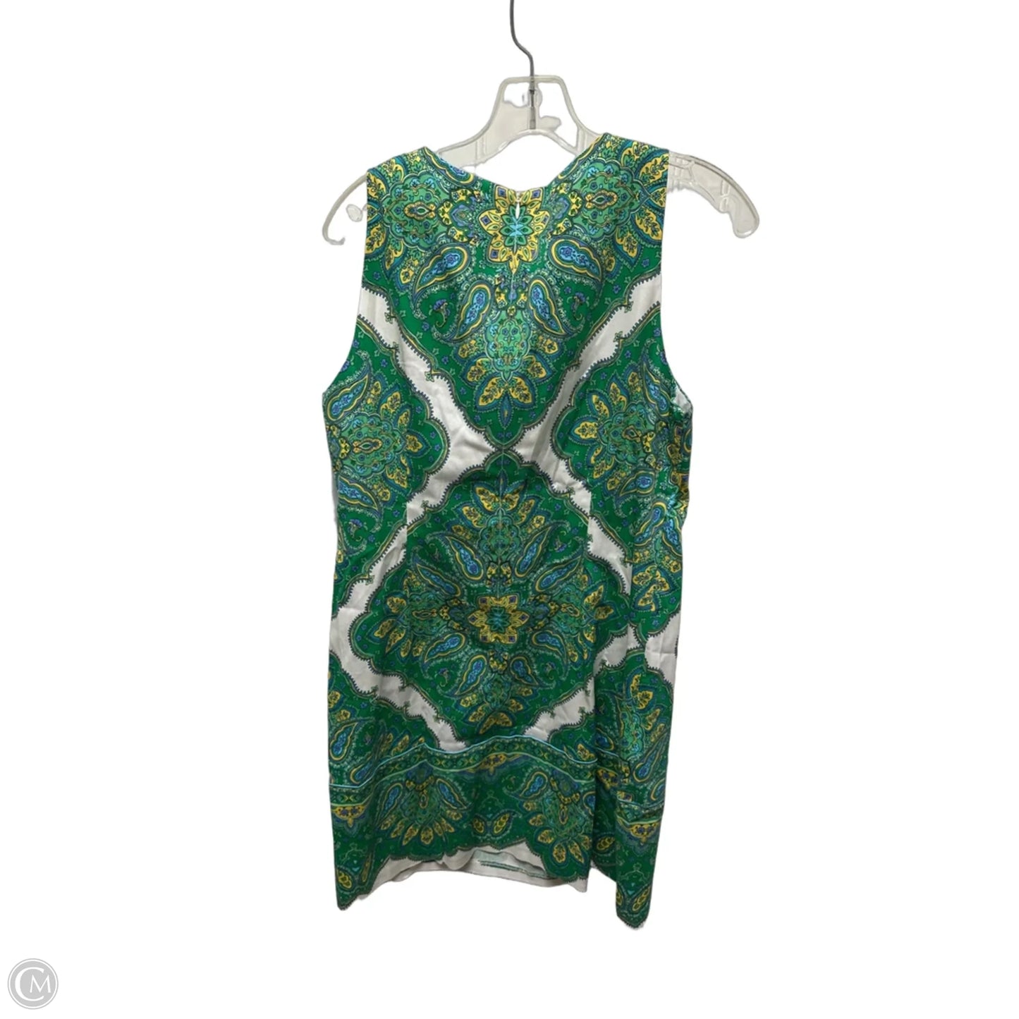 Dress Work By London Times In Green & White, Size: L